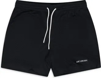 Aim&eacute; Leon Dore Black Logo Gym Short