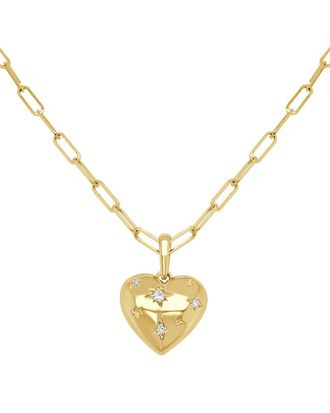 Sabrina Designs 14K 0.07 ct. tw. Diamond Heart Pendant