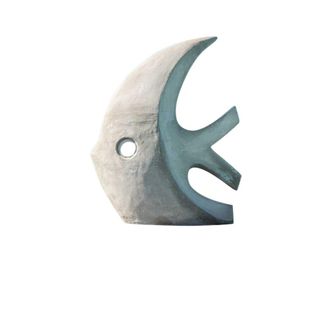 Wanda Collection Escultura grande dise&ntilde;o pez 100 cm gris