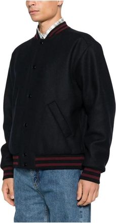 A.P.C. Micky Jacket - Heren - Bomber jackets - Blauw - L - Wol - Jassen