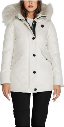 Blauer Irma Parka - Dames - Winterjassen - Wit - XL - Leer - Jassen