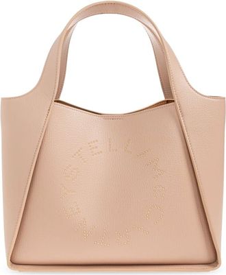 Stella McCartney Tassen, Dames, Roze, ONE Size, Logo Tote Bag