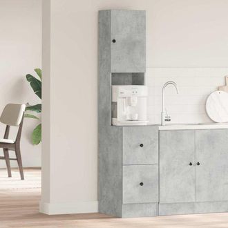vidaXL vidaXL Mobile da cucina Grigio 35 x 50 x 180 cm Legno multistrato