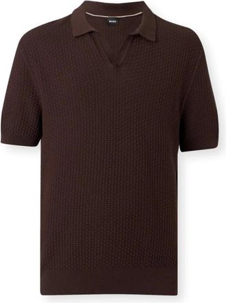 HUGO BOSS Uomo, Maglie, Marrone, XL, new