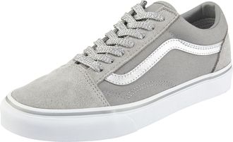 Vans Sneaker VANS Old Skool, Damen, Gr. 38,5, grau, Leder, Textil, Schuhe Sneaker