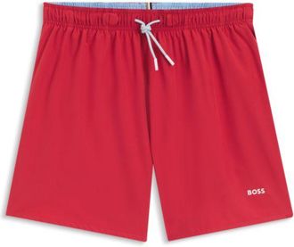 BOSS Quick-dry swim shorts with logo detail