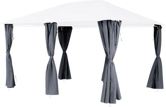 Hesperide Hesperide - Cortinas Para Cenador Santorini Gris - Para Santorini 4 X 3 M (6 Cortinas) - Hesp&eacute;ride