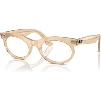 Ray-Ban 50mm Oval optical glasses in Brown at Nordstrom
