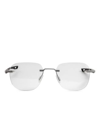 Tag Heuer TH50027U rimless glasses - men - Metal - 53 - Black