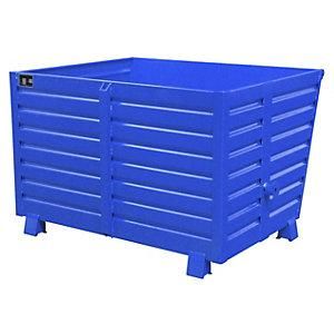 Bauer Volquete Apilable Capacidad 1,5 M&sup3; Azul Ral 5010