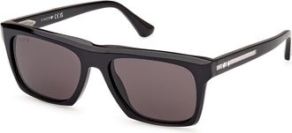 Web Eyewear Web WE0350 01A Mens Sunglasses Black Size 55