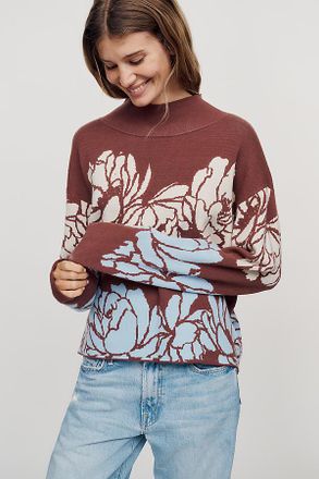 Maeve Carys Mock-Neck Sweater by Maeve