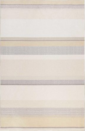 Esprit Alfombra tejida con diseño beige y marrón para salón 120x170