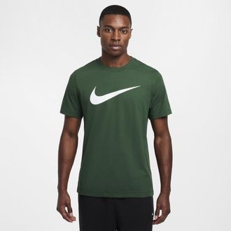Nike Mens Nike Sportswear Swoosh T-Shirt in Green | DC5094-323
