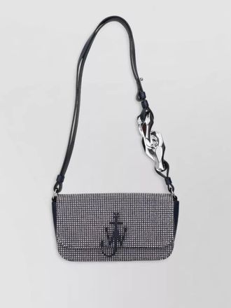 J.W.Anderson bumper fabric crystal-embellished shoulder bag