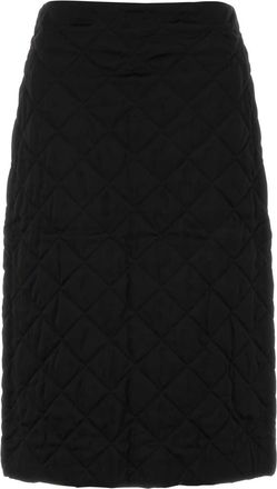 Jil Sander Womens Black Viscose Skirt - Size EU 36 (Womens)