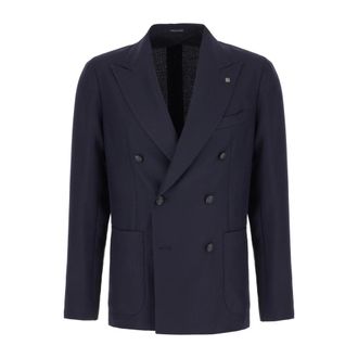 Tagliatore Blazers, male, Blue, Size: XL Dresses