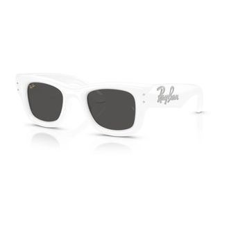 Ray-Ban Wayfarer Puffer Zonnebril - unisex - Zonnebrillen - Wit - 47 MM - Nylon - Accessoires