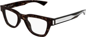 Saint Laurent Jacques Optical Frame - Heren - Brillen - Bruin - 47 MM - Accessoires