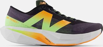 New Balance Mens Fuelcell Rebel V4 Shoes In Grey/yellow/orange