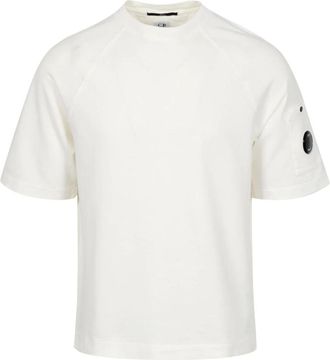 C.P. Company Logo Patch Pocket T-Shirt - Heren - T-shirts - Wit - S - Katoen - Tops