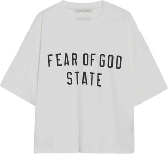 Fear of God Mujer, Camisetas, Blanco, Talla: XS