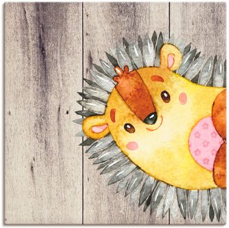 Artland Leinwandbild »Waldland Freunde - Igel« Tiere 1 Stk. tlg. auf Keilrahmen gespannt