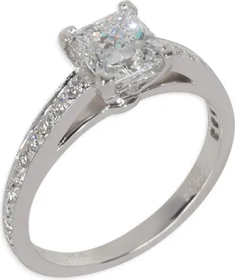 Tiffany & Co. Pre-Owned Tiffany & Co. 1 ct Princess Diamond Grace Engagement Ring