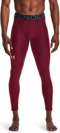 Under Armour Mens HG Armour 2.0 Compression Tights - Cardinal/White Size 3XL
