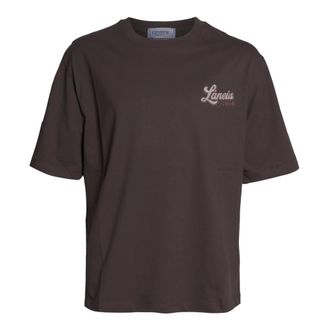 Laneus T-Shirts, male, Brown, Size: 2XL Oversized Jersey T-shirt