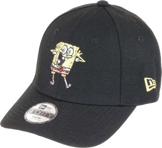 New Era SpongeBob SquarePants Spongebob Black 9Forty Adjustable Kids Cap - Youth