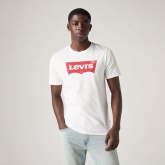 Levi's Graphic Set In Neck T Shirt - Mens - 2XL - White