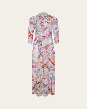 L'agence Cameron Maxi Shirtdress