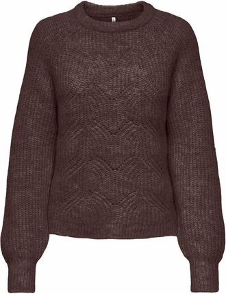 Only Trui met ronde hals en lange mouwen