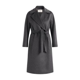Max Mara Jassen, Dames, Grijs, 4Xs, Wol, Wkdresina Jas
