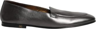 Dolce & Gabbana Loafers casual schoenen - Heren - Loafers - Grijs - 43 EU - Leer - Schoenen