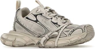 Balenciaga Womens Multicolor Canvas 3xl Sneakers Beige