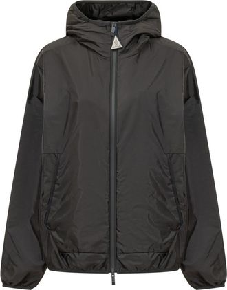 Moncler Black Solid Hood Jacket