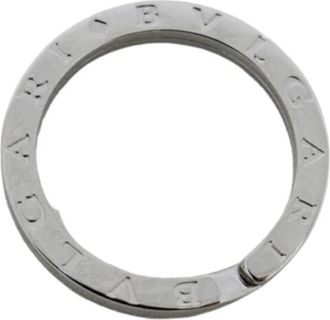 Bulgari Pre-owned Portachiavi in Argento - - Pre-owned - Uomo - Grigio - ONE SIZE