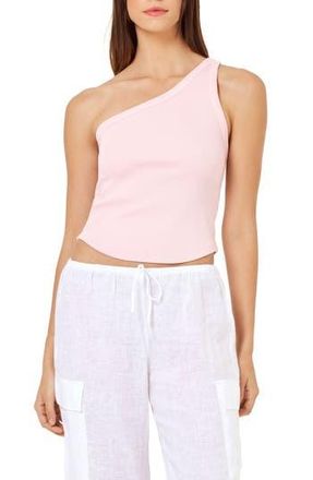 L*Space Kylie One-Shoulder Cover-Up Tank in Petal at Nordstrom Rack, Size X-Small
