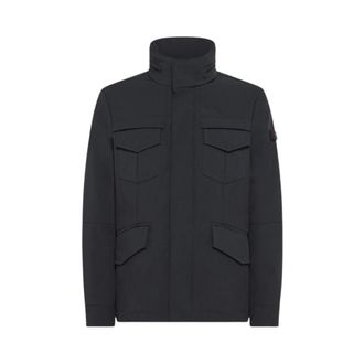 Peuterey Jassen, Heren, Zwart, L, Polyester, Stijlvolle Jas