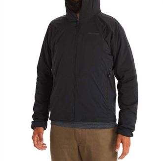Marmot Mens Warmcube Novus Hooded Jacket In Black