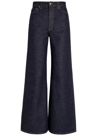 Khaite Dane Wide-leg Jeans - Indigo - 27 (W27 / UK8-10 / S)