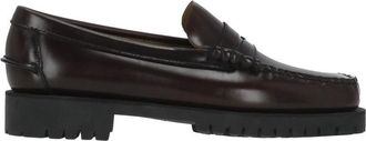 Sebago Dark Burgundy Patent Leather Commando Sole Loafers