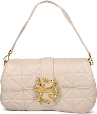 Just Cavalli Borsa a tracolla con effetto serpente - Toni neutri