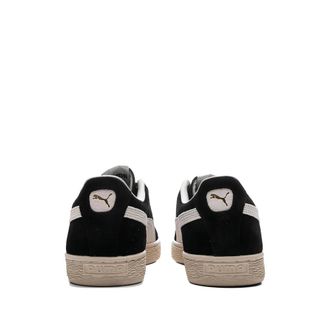 Puma Calf Suede Low-Top Sneaker - Black