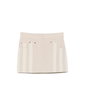 Fendi Logo-patch Mini Skirt