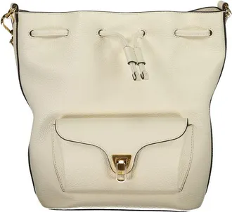 Coccinelle White Leather Womens Womens Bag
