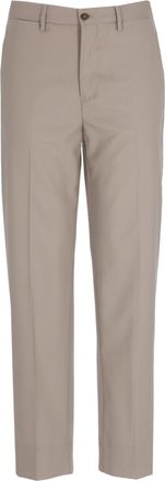 BRIGLIA 1949 Beige Jean Wool-Blend Pants