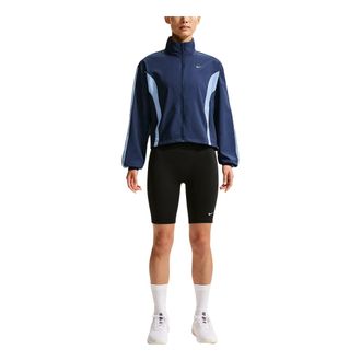 Nike (WMNS) Nike One Woven Jackets Midnight Navy Aluminum White IV5394-410